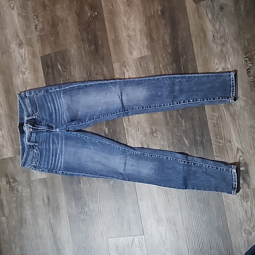 Womens Buckle Black skinny jeans